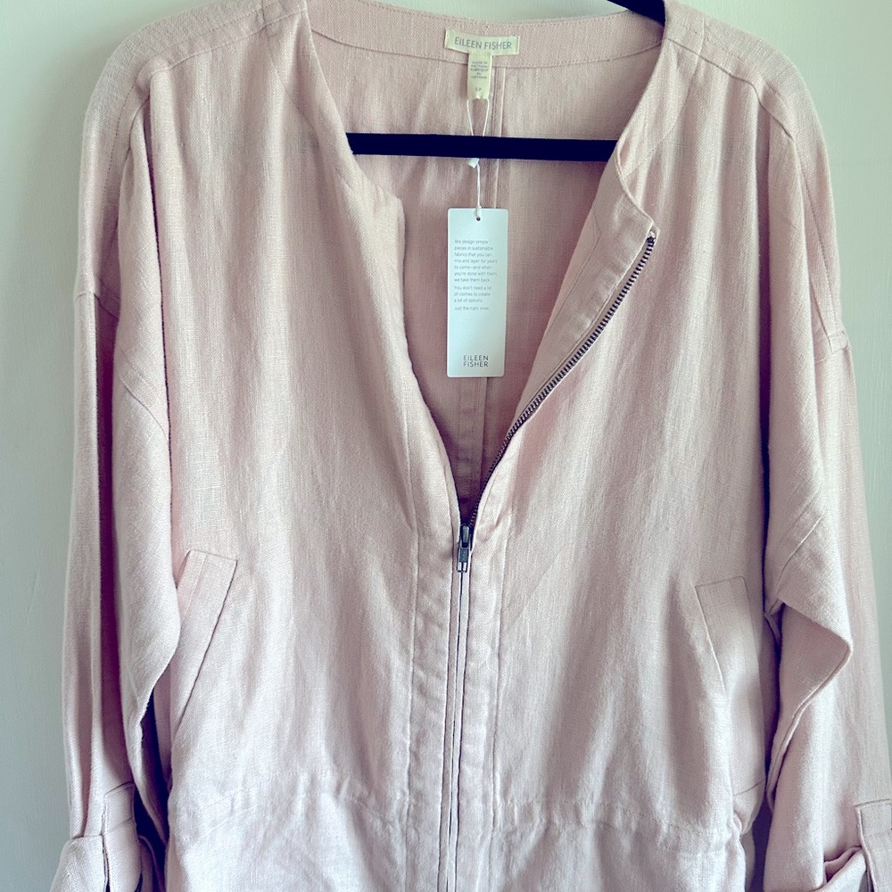 Eileen Fisher linen jacket